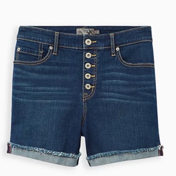 TORRID NWT 5 INCH VINTAGE STRETCH HIGH-RISE SHORT - Picture 4 of 6